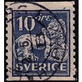 Sverige Sweden 1925 Lion 10ore Used Stamp