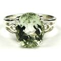 Green Amethyst (Prasiolite), 925 Sterling Silve...