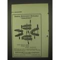 1922 Adjustable Jorgensen Clamps Ad - Simple Ef...