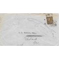 Canada Admiral WAR TAX Perfin CPR Letter Rate 1...