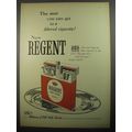 1956 Regent Cigarettes Ad - The most you can get in a filtered cigarette!