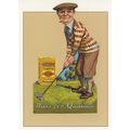 Goldflake Cigarettes Golf Advertising Postcard