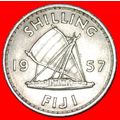 GREAT BRITAIN (1957-1965): FIJI ★ 1 SHILLING 19...