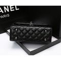 Casual Tassel Flip Quilted Black Color Bag