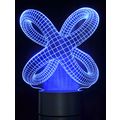 3D Crisscross Rings Laser Cut Precision LED Lights