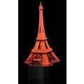 3D Eifel Tower Laser Cut Precision LED Lights