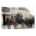col0158 - Horse & Carriage at The Pound Inn , C...