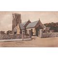 B853 BURNHAM ON SEA - ST ANDREWS CHURCH. PRINTE...