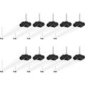 Hykolity 10 Pack 4FT Linkable LED Shop Light, U...