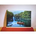 MEETING OF THE WATERS, KILLARNEY, CO. KERRY, IRELAND used postcard John Hinde =