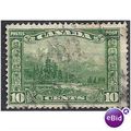 Canada 1928 SG281 10c Green Good+ Used (crease). .