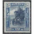 Jamaica 1921 SG98 2 1/2d Deep Blue & Blue Mount...
