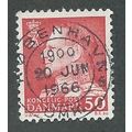 DEN 1961 50o 'KING FREDERIK IX' FINE USED (EBID...