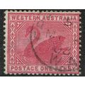 Western Australia 1898 1d Carmine wmk W Crown A...