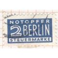 Germany 1948 - SG AT136 - 2pf blue - Aid For Be...
