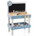 Kids Play Tool Workbench Set with 61 Pcs Tool a...