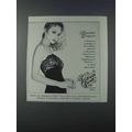 1981 Victoria's Secret Black Lingerie Ad - Beautiful