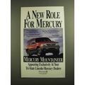 1997 Mercury Mountaineer Ad - a New Role For Mercury