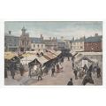 Market Place Square Hitchin Postcard Hertfordshire