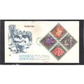 FDC Marg 1538-1541 10c Minerals (No Cachet-Penc...