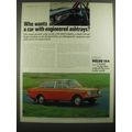 1967 Volvo 144 Car Ad - Who wants a car with engineered ashtrays?