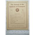 1952 Journal of Institute of Transport Vol. 24,...