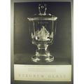 1956 Steuben Glass Ad - Virginia Bowl by Sidney Waugh