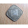 India 1936 2 Anna Coin