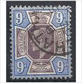 1905 SG250a 9d Dull Purple & Ultramarine CSP Fi...