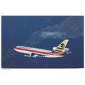 Continental Airline Douglas DC10 Aircraft Postc...