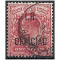 1902 O21 1d Scarlet Inland Revenue Official Fin...