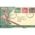 New Zealand Cover 1956 - SG 755-757 - Health St...