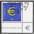 GER 2002 56c 'NEW CURRENCY' (CORNER MARGIN) FIN...