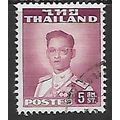 THAILAND 1951 5s PURPLE KING BHUMIBOL SG 336 FI...