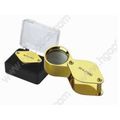 30 Power Jeweler's Loupe Gold Polished