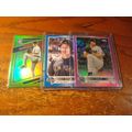 2021 -2022, Panini/Topps, 3-Cards, Green, Blue,...
