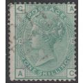 SG: 150,Plate 12 (AC) used 1875 Cat £ 160.00