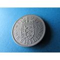 1960 QUEEN ELIZABETH II ENGLISH SHIELD ONE SHIL...