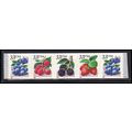 3302-3305 33c Fruit Berries Very Fine MNH PNC B...