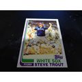 1982 Topps Card # 299A Steve Trout Excellent (5...