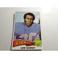 1975 Topps Football Card # 365 Lem Barney VG-Ex...