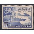 Montserrat 1949 KGV1 2 1/2d blue UPU Postal Uni...