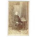 Victorian cdv photo elderly man seated Newcastl...
