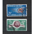 SouthAfrica.ITU Centenary set of 2.Fine Used.Au...
