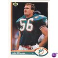 1991 Upper Deck No. 293 John Offerdahl Miami Do...