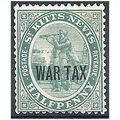 St Kitts Nevis 1916 SG22 1/2d Dull Blue-Green M...