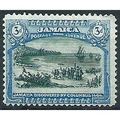 Jamaica 1921 SG83 3d Myrtle Green & Blue Mounte...