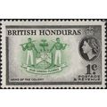 British Honduras 1953 1c Green Black Unmounted ...