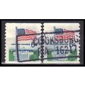 Used 1338A 6c U.S. Flag (2) Cooksburg, PA. E1252