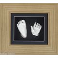 New Unique 3D Gift Baby Casting Kit Silver Hand...